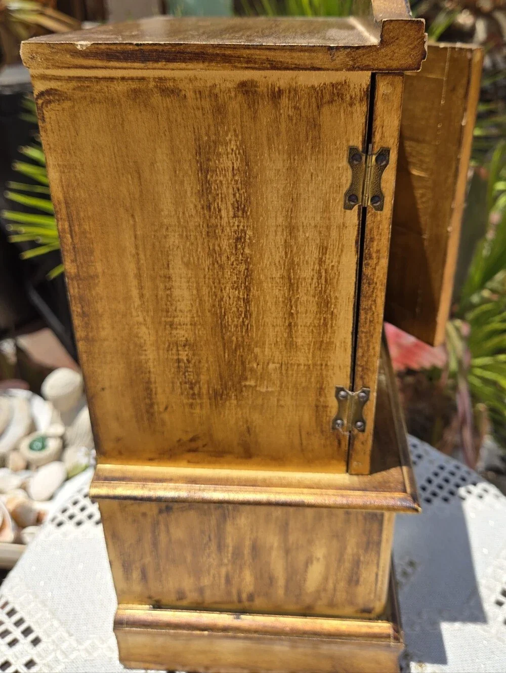 Vintage Florentine Style Jewelry Armoire
